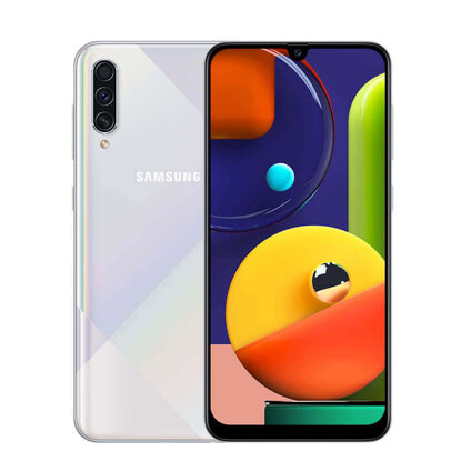 Фото Смартфон Samsung Galaxy A50s б/у (4/64 Белый, отличное состояние)