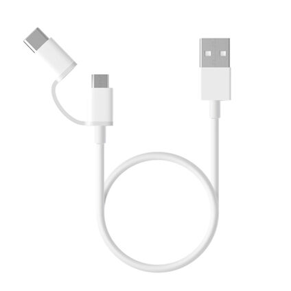 Фото Двойной USB - кабель Xiaomi  USB - micro USB - Type-C