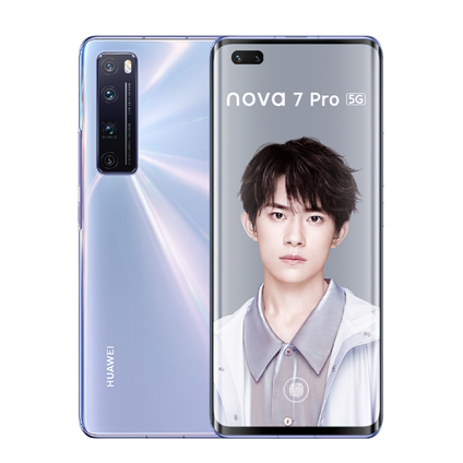Фото Смартфон Huawei Nova 7 Pro 5G б/у (8/128 Серебристый, хорошее)