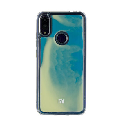 Фото Чехол для Xiaomi Redmi Note 7 бампер EXPERTS Neon sand (Синий)