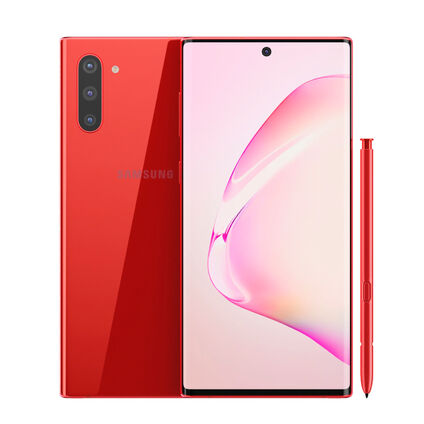 Фото Смартфон Samsung Galaxy Note 10 5G б/у (12/256 Красный, отличное состояние)