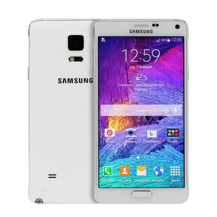Фото Смартфон Samsung Galaxy Note 4 б/у (2/16 Белый, отличное состояние)