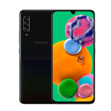 Фото Смартфон Samsung Galaxy A90 б/у (6/128 Черный, отличное состояние)