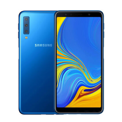 Фото Смартфон Samsung Galaxy A7 2018 б/у (6/128 Синий, хорошее состояние)