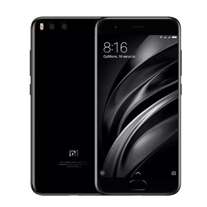 Фото Смартфон Xiaomi Mi 6 б/у (6/64 Черный, Отличное)