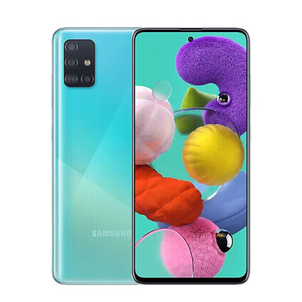 Фото Смартфон Samsung Galaxy A51 б/у (6/128 Голубой, хорошее состояние)