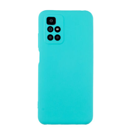 Фото Чехол для Xiaomi Redmi 10 бампер AT Silicone Case (бирюзовый)