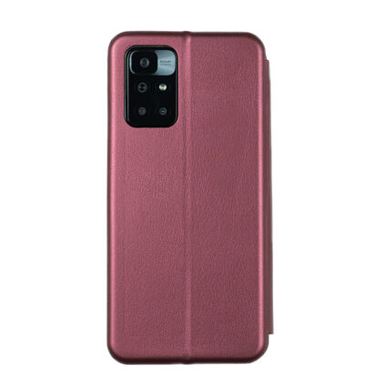 Фото Чехол для Xiaomi Redmi 10 книжкой AT (Бордовый)