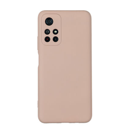 Фото Чехол для Poco M4 Pro 5G бампер AT Silicone Case (Нежно-розовый)