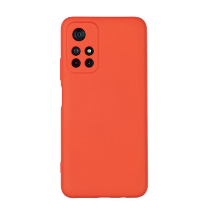 Фото Чехол для Poco M4 Pro 5G бампер AT Silicone Case (Красный)