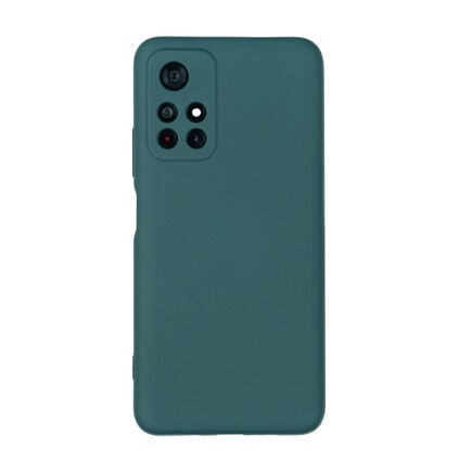 Фото Чехол для Poco M4 Pro 5G бампер AT Silicone Case (Темно-зеленый)
