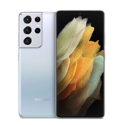 Фото Смартфон Samsung Galaxy S21 Ultra б/у (12/128 Серебряный фантом, Хорошее)