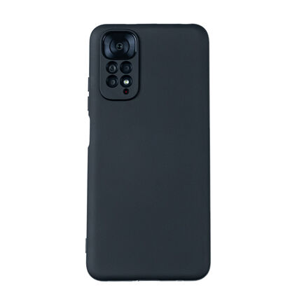Фото Чехол для Xiaomi Redmi Note 11/11S бампер АТ Silicone Case (Черный)