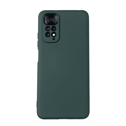Фото Чехол для Xiaomi Redmi Note 11/11S бампер АТ Silicone Case (Темно-зеленый)