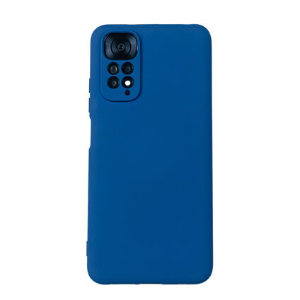 Фото Чехол для Xiaomi Redmi Note 11/11S бампер АТ Silicone Case (Синий)