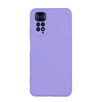 Фото Чехол для Xiaomi Redmi Note 11/11S бампер АТ Silicone Case (светло-фиолетовый)