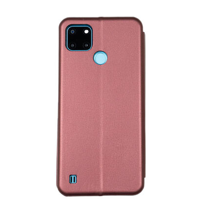 Фото Чехол для Realme C21-Y книжкой AT (бордовый)