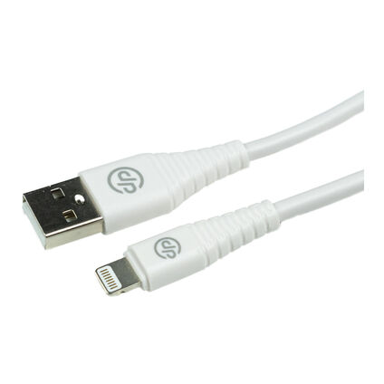 Фото Кабель USB Lightning AT 3A (белый)