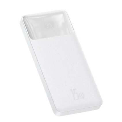 Фото Внешний аккумулятор Baseus Bipow Digital Display Power Bank 10000mAh 15W (белый)