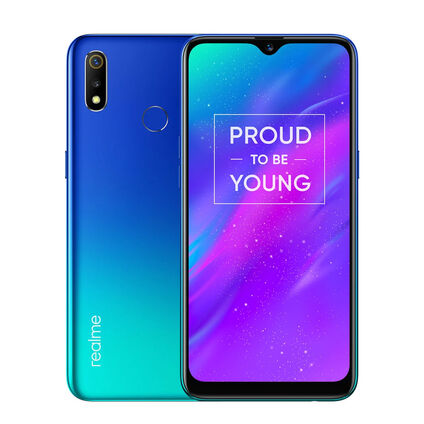 Фото Смартфон Realme 3 б/у (3/32 Синий, Отличное)