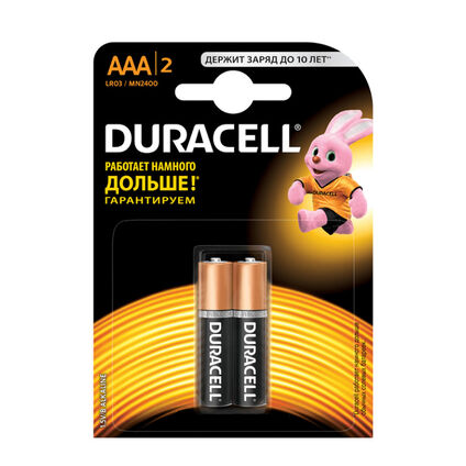 Фото Батарейки DURACELL AAA LR03 (2 шт)