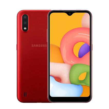 Фото Смартфон Samsung Galaxy A01 б/у (2/16 Красный, хорошее состояние)