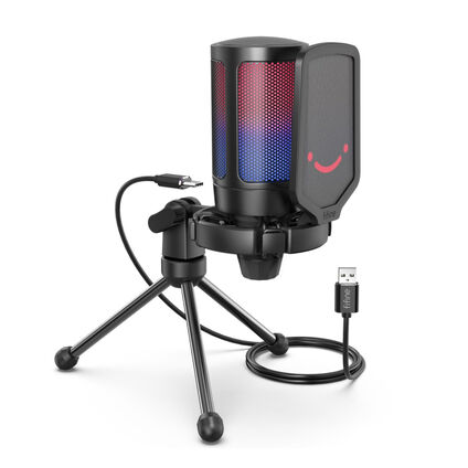 Фото Конденсаторный микрофон Fifine AmpliGame A6V USB б/у