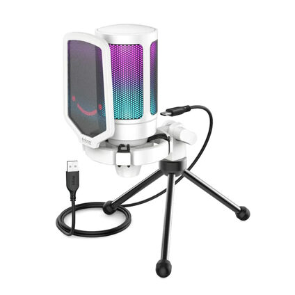 Фото Микрофон Fifine AmpliGame A6V (белый)