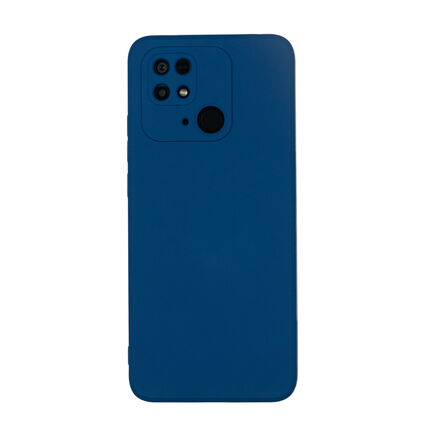 Фото Чехол для Xiaomi Redmi 10C бампер AT Silicone Case (синий)