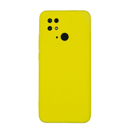 Фото Чехол для Xiaomi Redmi 10C бампер AT Silicone Case (желтый)