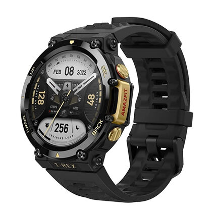 Фото Умные часы Amazfit T-Rex 2 (черно-золотистый)