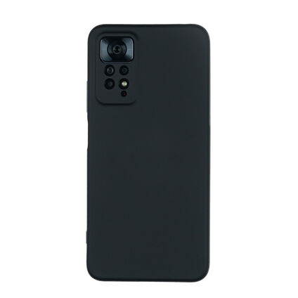 Фото Чехол для Xiaomi Redmi Note 11 Pro/11 Pro 5G бампер АТ Silicone Case (черный)