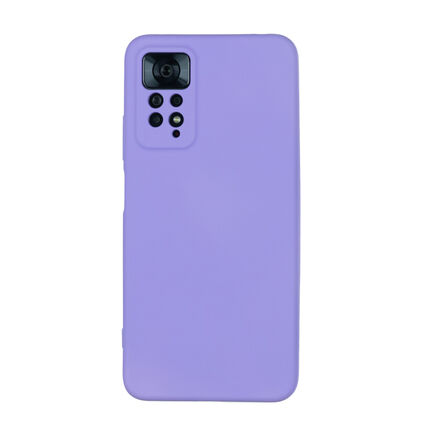 Фото Чехол для Xiaomi Redmi Note 11 Pro/11 Pro 5G бампер АТ Silicone Case (светло-фиолетовый)