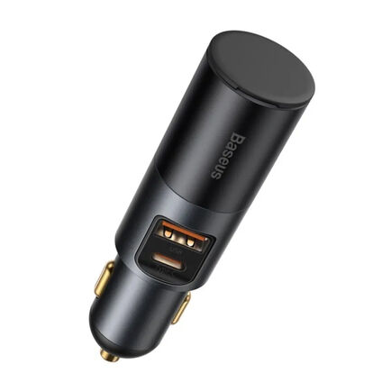 Фото Автомобильное зарядное устройство Baseus Technology Multi-Port Fast Charge Car Charger C+C+U 120W