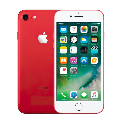 Фото Смартфон Apple iPhone 7 б/у (2/32 Красный, хорошее)