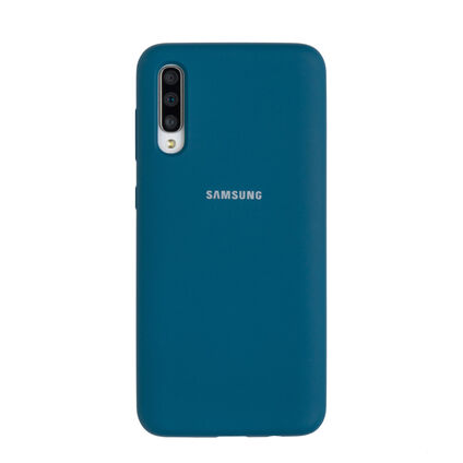 Фото Чехол для Samsung Galaxy A50 бампер EXPERTS Soft touch (Темно-синий)