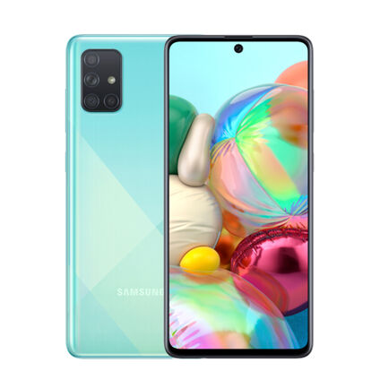 Фото Смартфон Samsung Galaxy A71 б/у (6/128 Голубой, отличное состояние)