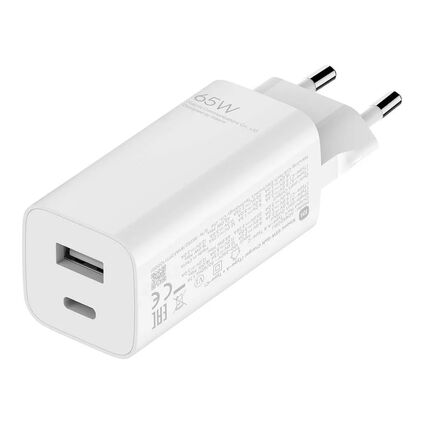 Фото Сетевое зарядное устройство Xiaomi 65W GaN Charger (Type-A + Type-C)