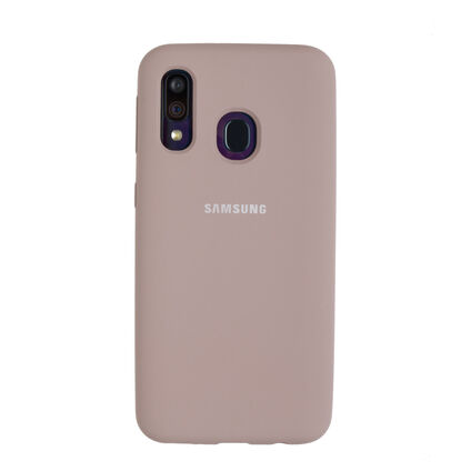 Фото Чехол для Samsung Galaxy A40 бампер EXPERTS Soft touch (Бежевый)