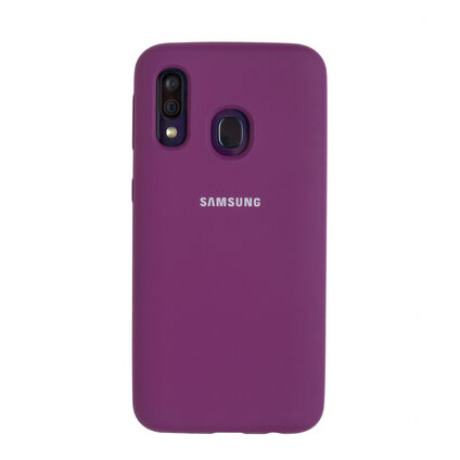 Фото Чехол для Samsung Galaxy A40 бампер EXPERTS Soft touch (Фиолетовый)