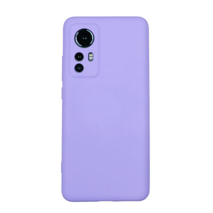 Фото Чехол для Xiaomi 12/12X бампер АТ Silicone Case (сиреневый)