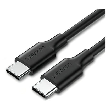 Фото Кабель UGREEN Type-C-Type-C 3A PD 60W (черный, 1м)