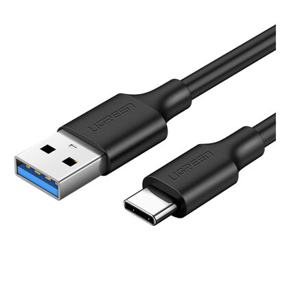 Фото Кабель UGREEN USB-A 3.0-Type-C 3A (черный, 1м)