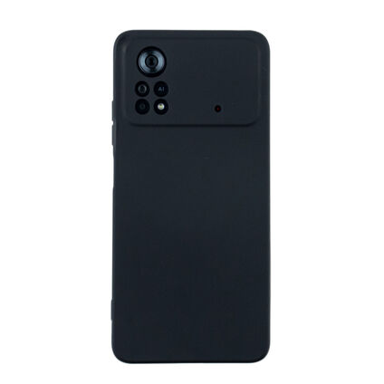 Фото Чехол для Xiaomi POCO X4 PRO 5G бампер AT Silicone Case (черный)