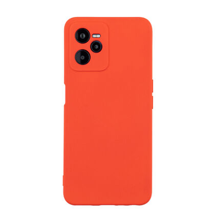 Фото Чехол для Realme C35 бампер АТ Silicone case (красный)