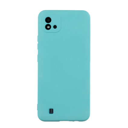 Фото Чехол для Realme C11 2021 бампер АТ Silicone case (бирюзовый)
