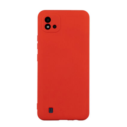 Фото Чехол для Realme C11 2021 бампер АТ Silicone case (красный)