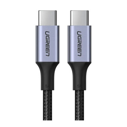 Фото Кабель UGREEN Type-C-Type-C 5A PD 100W в оплетке 1m (черный)