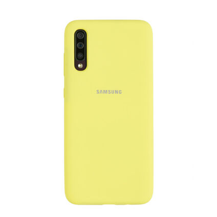 Фото Чехол для Samsung Galaxy A70 бампер EXPERTS Soft touch (Желтый)