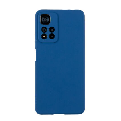 Фото Чехол для Redmi Note 11 Pro+ 5G бампер АТ Silicone case (синий)